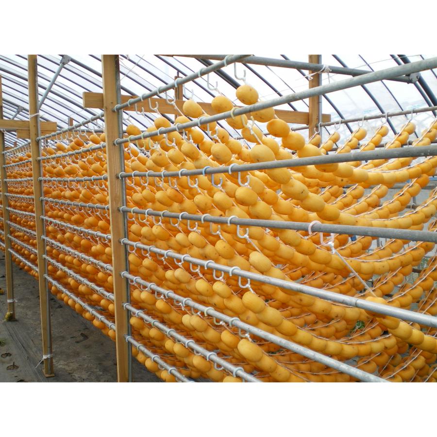 ＜ながほりファーム＞庄内干し柿セット（自然干し20個、遠赤外線干し6個）